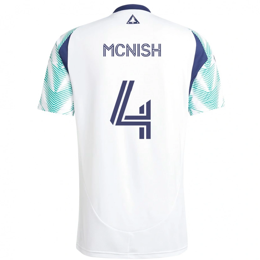 Danxen Barn Sheridan Mcnish #4 Vit Blå Bortatröja Matchtröjor 2025/26 Tröjor T-Tröja
