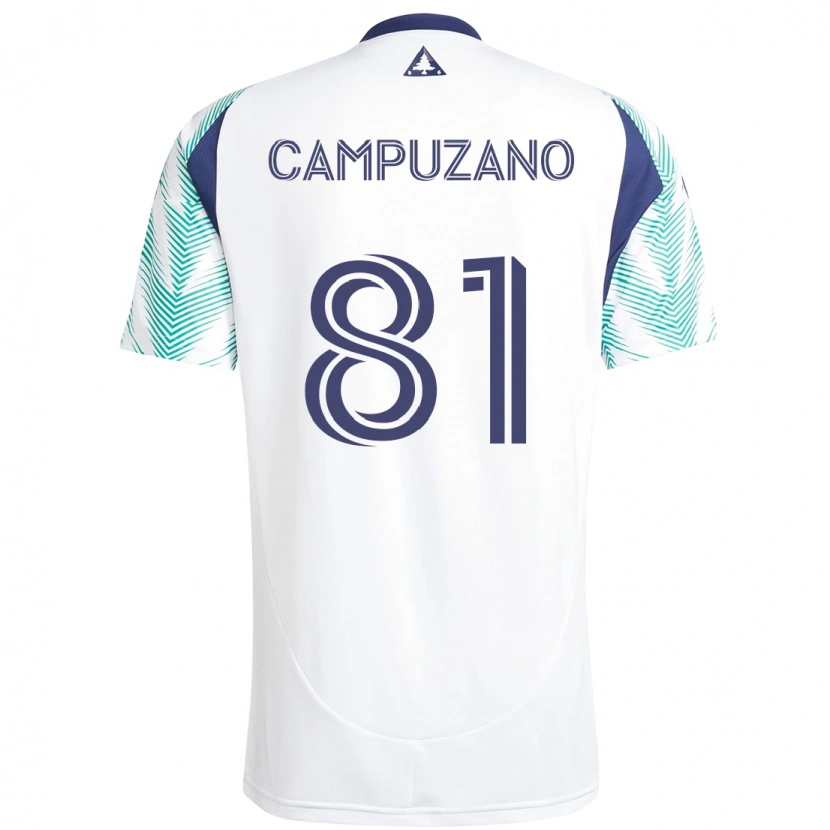 Danxen Barn Nico Campuzano #81 Blå Röd Bortatröja Matchtröjor 2025/26 Tröjor T-Tröja