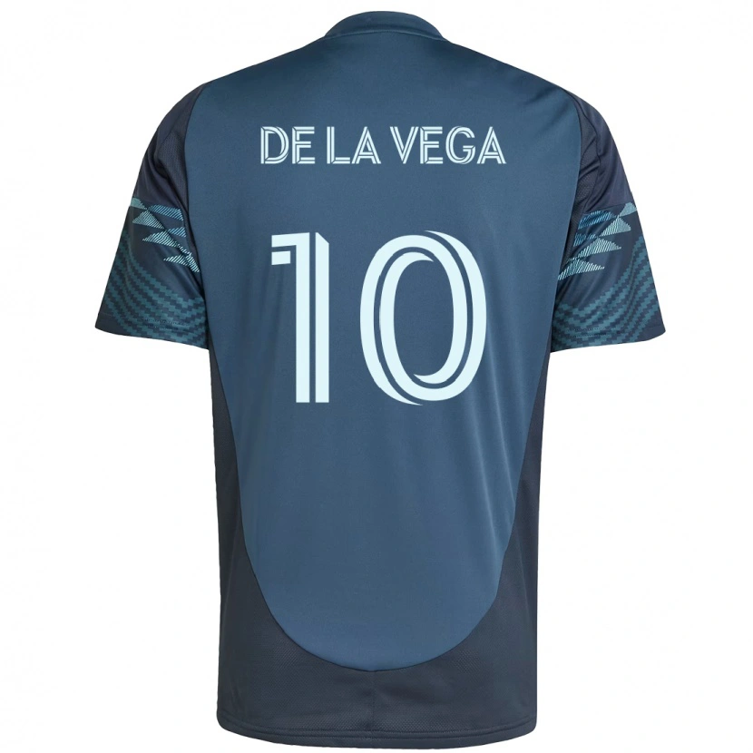 Danxen Barn Pedro De La Vega #10 Ljusblå Bortatröja Matchtröjor 2025/26 Tröjor T-Tröja