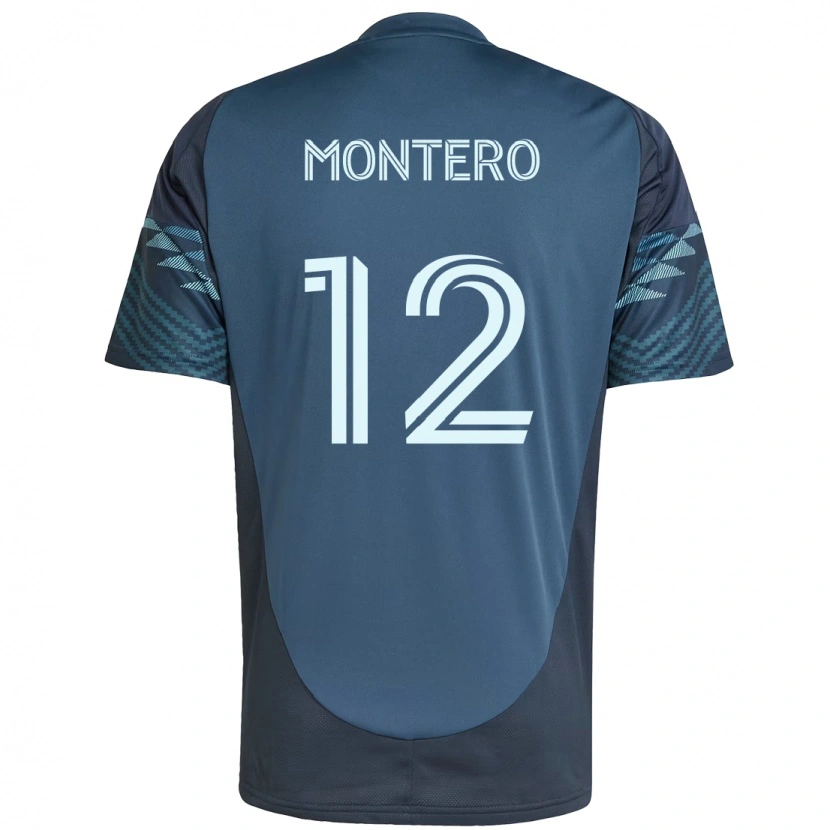 Danxen Barn Fredy Montero #12 Grön Vit Bortatröja Matchtröjor 2025/26 Tröjor T-Tröja