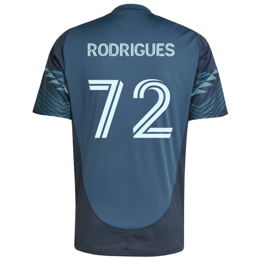 Danxen Barn Braudílio Rodrigues #72 Ljusblå Bortatröja Matchtröjor 2025/26 Tröjor T-Tröja