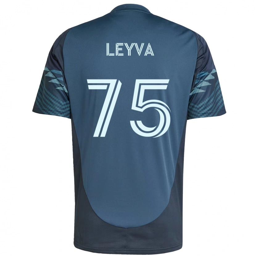 Danxen Barn Danny Leyva #75 Ljusblå Bortatröja Matchtröjor 2025/26 Tröjor T-Tröja