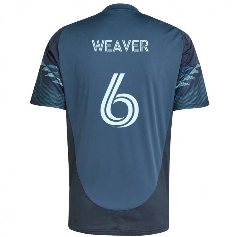 Danxen Barn Morgan Weaver #6 Ljusblå Bortatröja Matchtröjor 2025/26 Tröjor T-Tröja