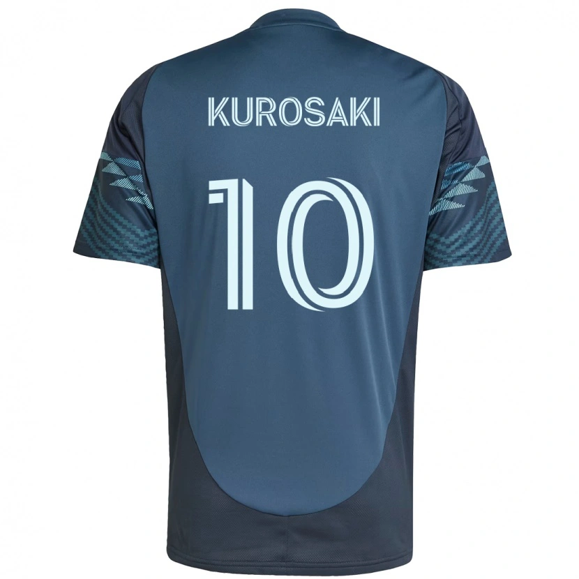 Danxen Barn Yuuka Kurosaki #10 Grön Vit Bortatröja Matchtröjor 2025/26 Tröjor T-Tröja