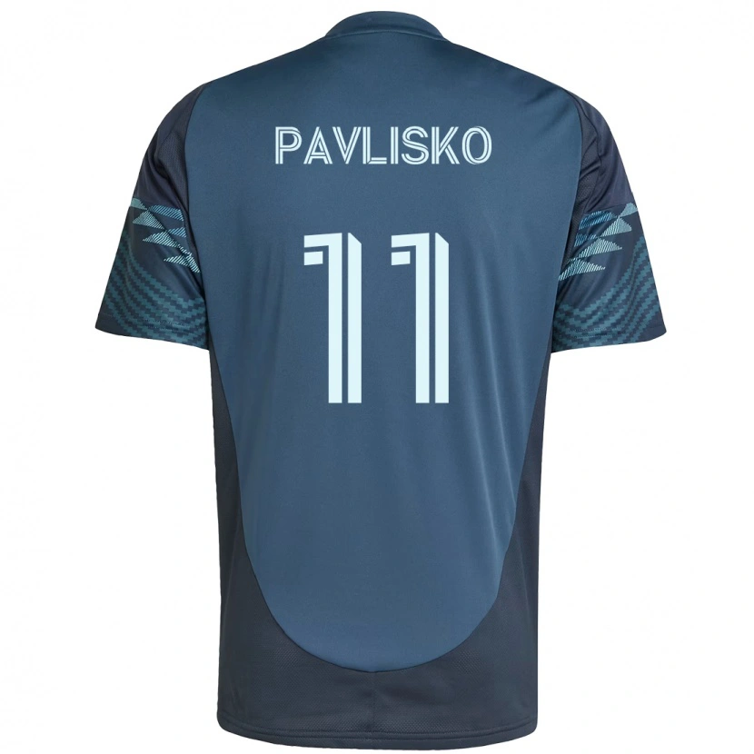 Danxen Barn Kirsten Pavlisko #11 Grön Vit Bortatröja Matchtröjor 2025/26 Tröjor T-Tröja