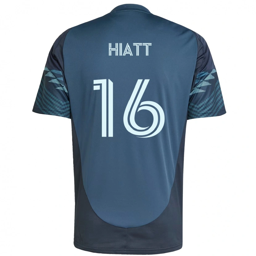 Danxen Barn Samantha Hiatt #16 Grön Vit Bortatröja Matchtröjor 2025/26 Tröjor T-Tröja