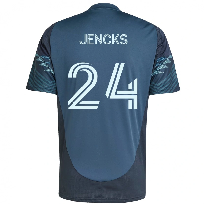 Danxen Barn India Jencks #24 Ljusblå Bortatröja Matchtröjor 2025/26 Tröjor T-Tröja