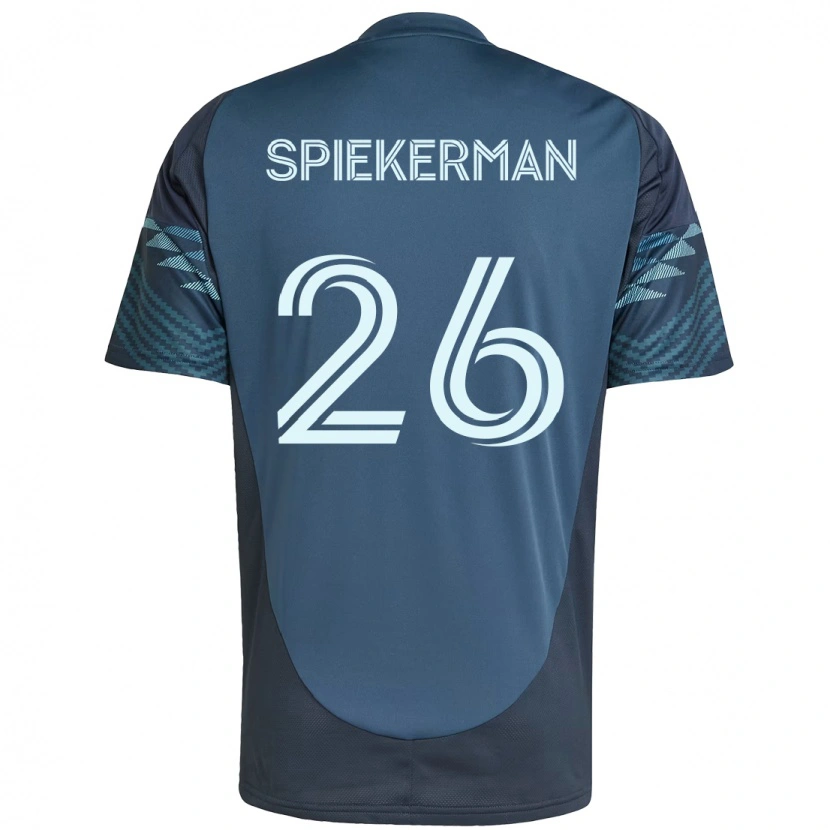Danxen Barn Stephanie Spiekerman #26 Ljusblå Bortatröja Matchtröjor 2025/26 Tröjor T-Tröja