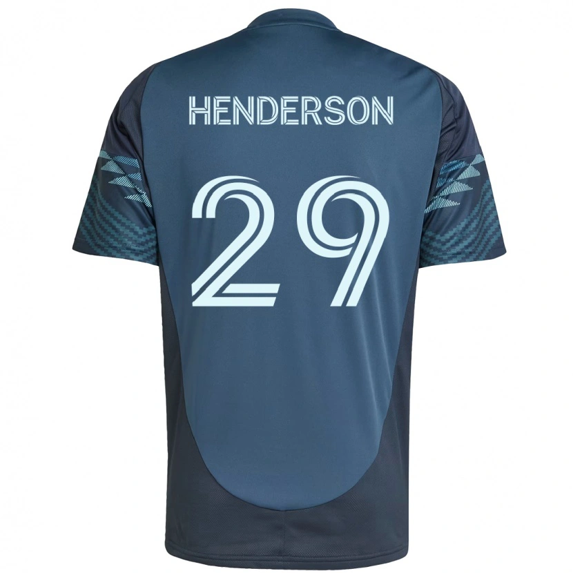 Danxen Barn Anna Henderson #29 Ljusblå Bortatröja Matchtröjor 2025/26 Tröjor T-Tröja