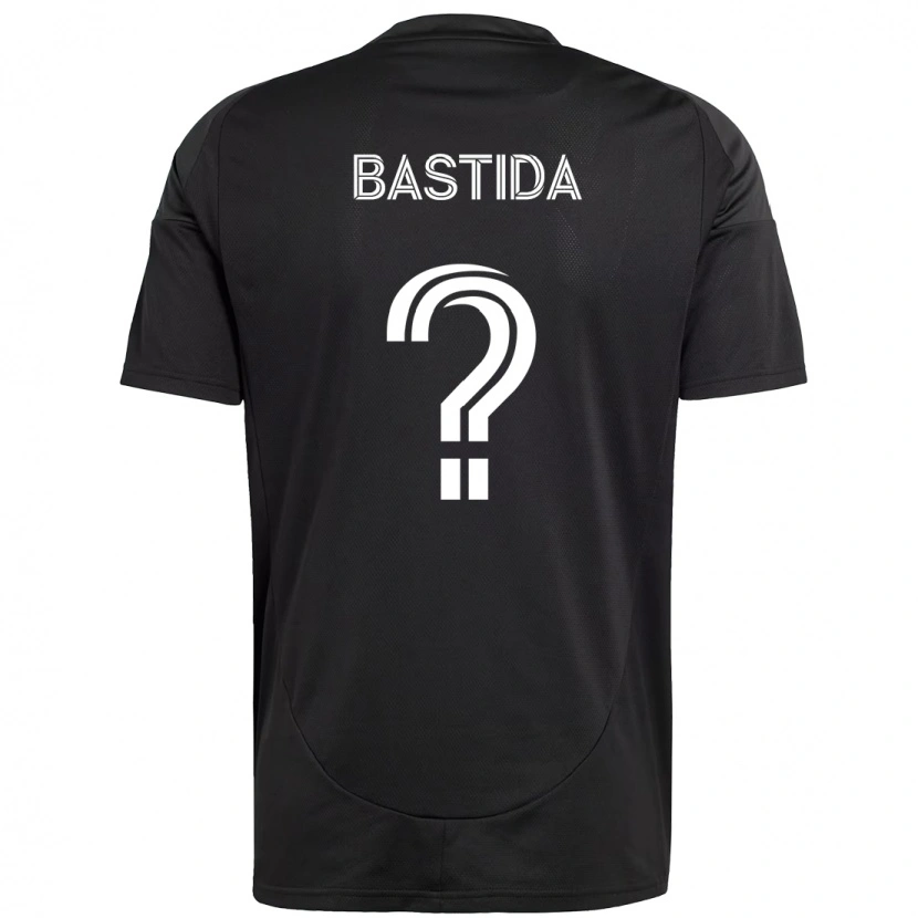 Danxen Barn Juan Martinez-Bastida #0 Svart Vit Bortatröja Matchtröjor 2025/26 Tröjor T-Tröja