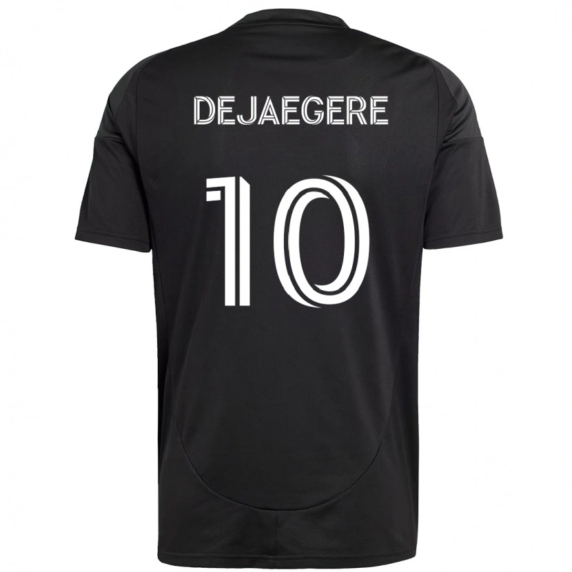 Danxen Barn Brecht Dejaegere #10 Svart Vit Bortatröja Matchtröjor 2025/26 Tröjor T-Tröja
