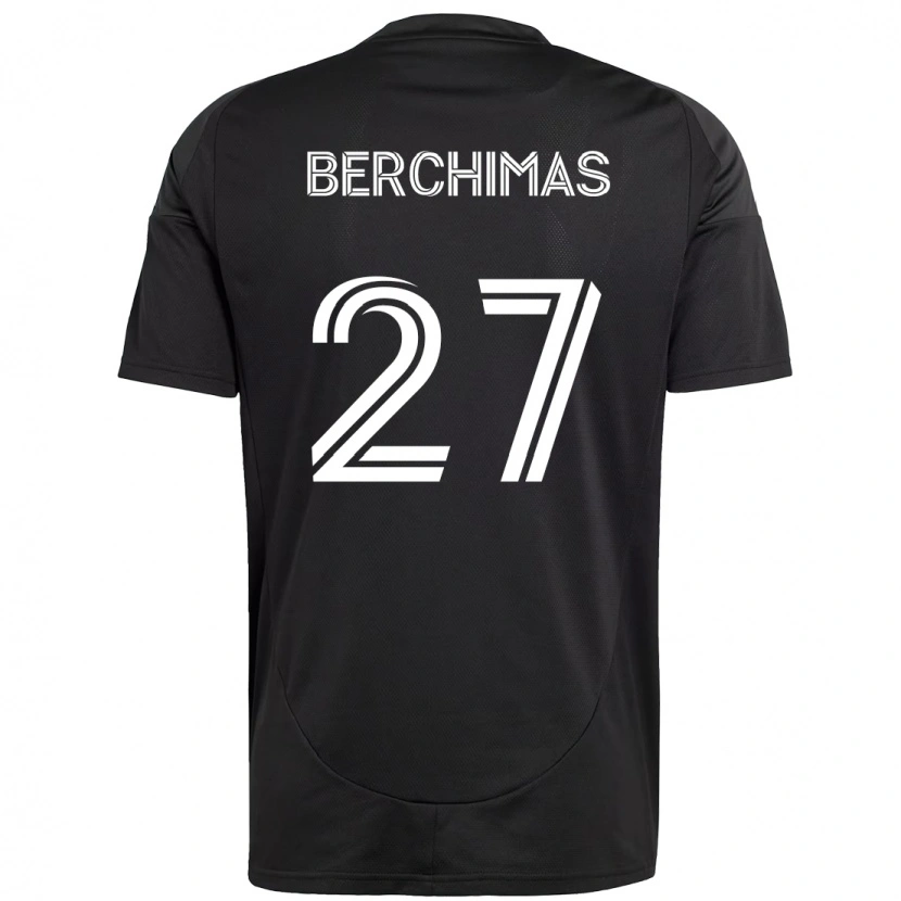 Danxen Barn Nimfasha Berchimas #27 Svart Vit Bortatröja Matchtröjor 2025/26 Tröjor T-Tröja