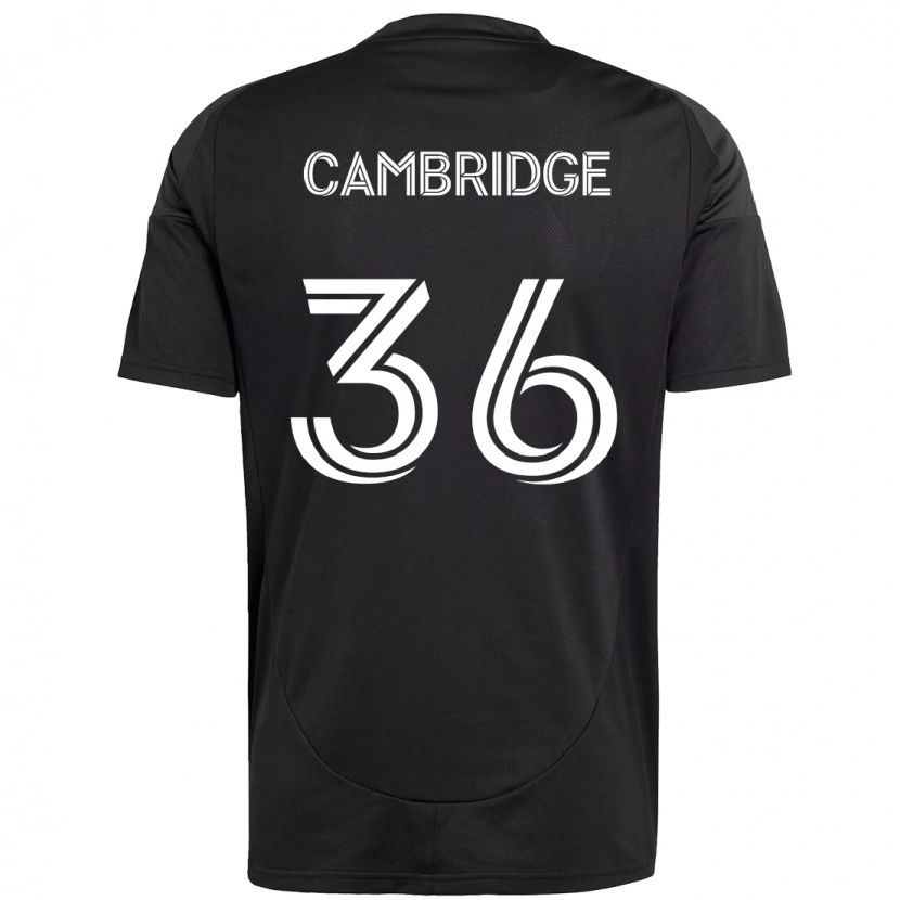 Danxen Barn Brandon Cambridge #36 Svart Vit Bortatröja Matchtröjor 2025/26 Tröjor T-Tröja