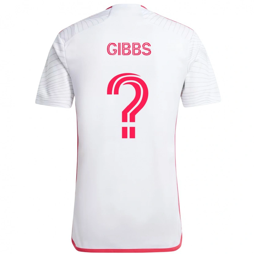 Danxen Barn Ryley Gibbs #0 Vit Magenta Bortatröja Matchtröjor 2025/26 Tröjor T-Tröja