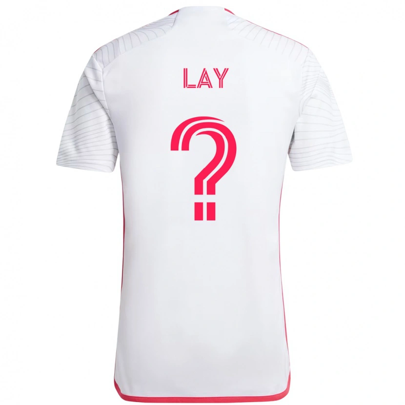 Danxen Barn Mikey Lay #0 Vit Magenta Bortatröja Matchtröjor 2025/26 Tröjor T-Tröja