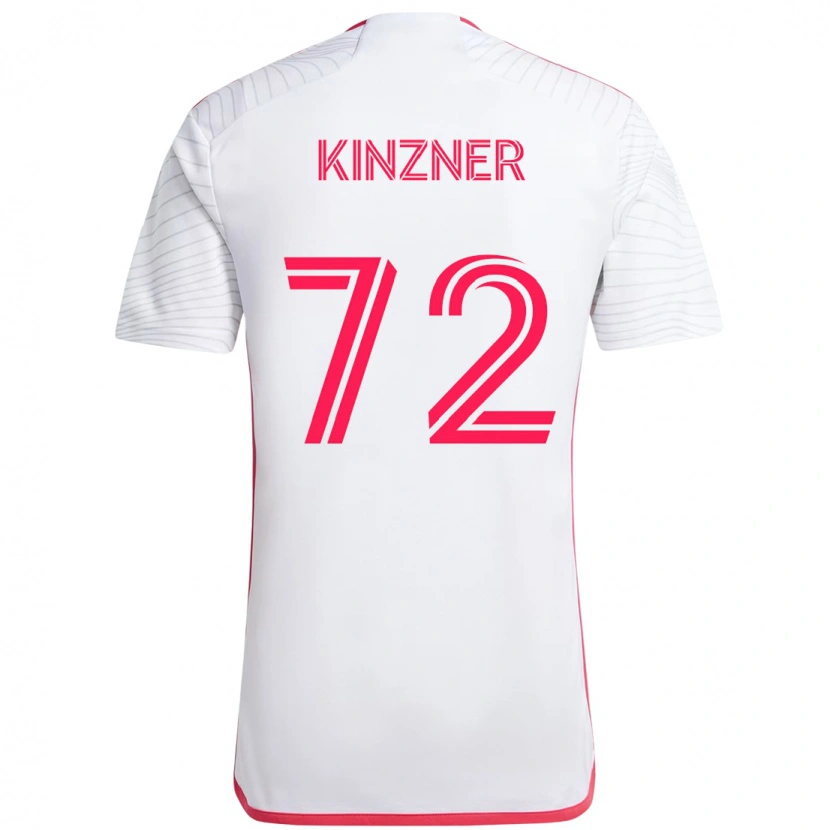 Danxen Barn Eric Kinzner #72 Vit Magenta Bortatröja Matchtröjor 2025/26 Tröjor T-Tröja