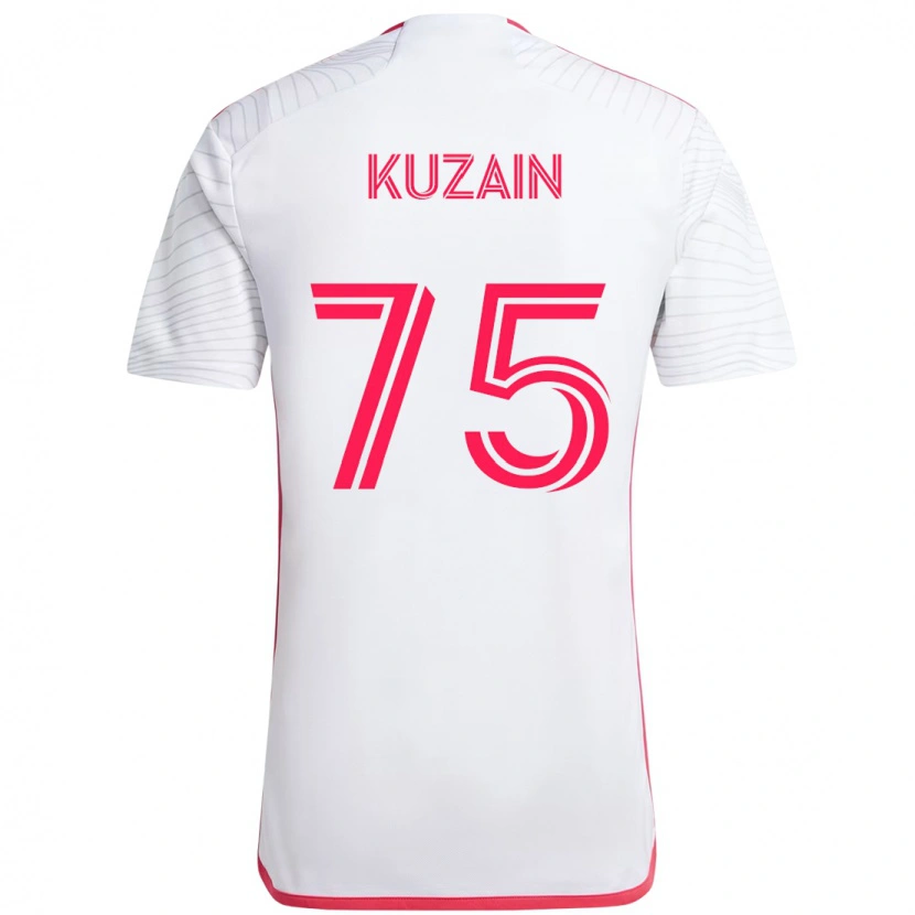 Danxen Barn Wan Kuzain #75 Vit Magenta Bortatröja Matchtröjor 2025/26 Tröjor T-Tröja
