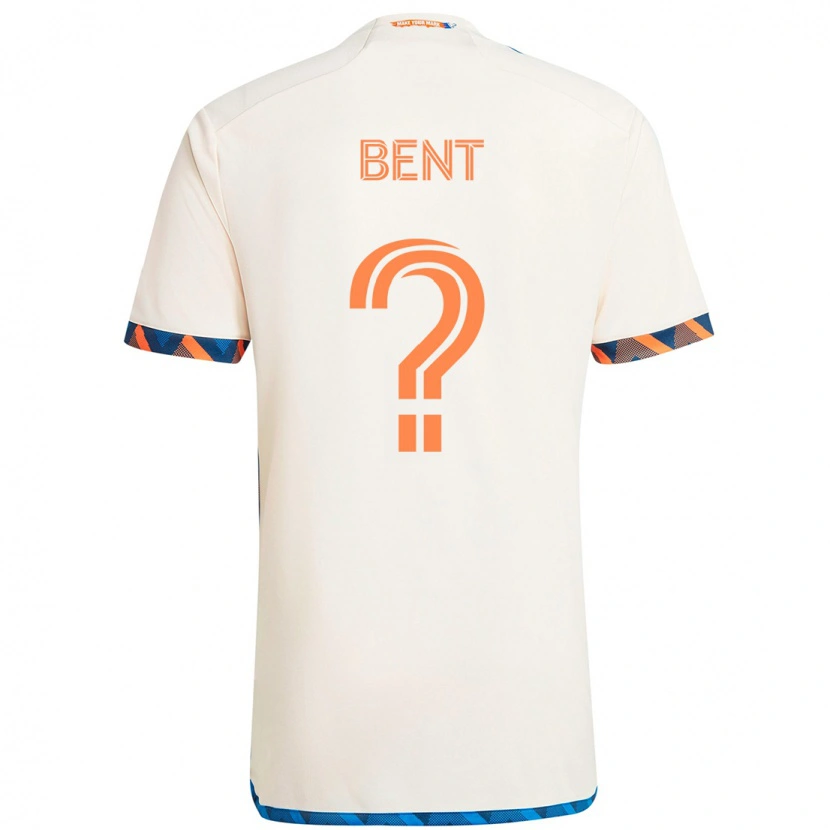 Danxen Barn Brandon Bent #0 Vit Blå Orange Bortatröja Matchtröjor 2025/26 Tröjor T-Tröja