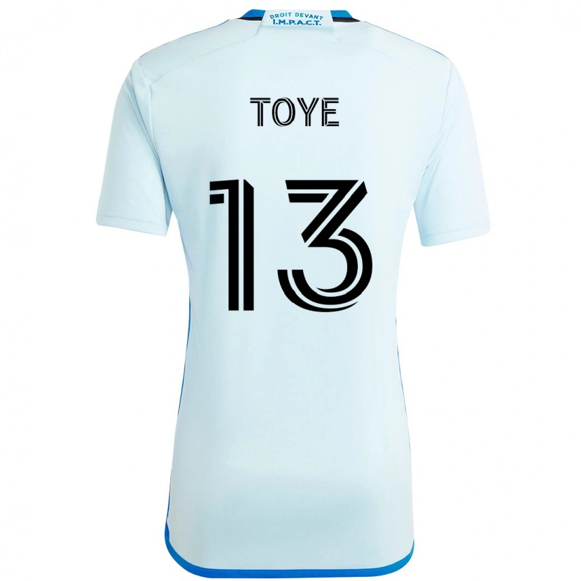 Danxen Barn Mason Toye #13 Himmelsblå Mörkblå Bortatröja Matchtröjor 2025/26 Tröjor T-Tröja