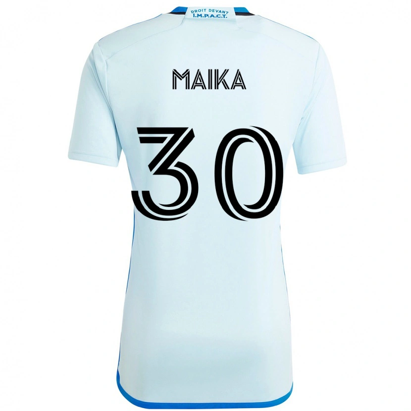 Danxen Barn Valcourt Maika #30 Himmelsblå Mörkblå Bortatröja Matchtröjor 2025/26 Tröjor T-Tröja