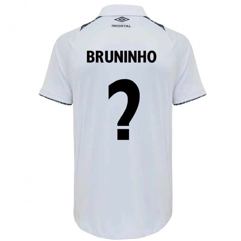 Danxen Barn Bruninho #0 Vit Blå Bortatröja Matchtröjor 2025/26 Tröjor T-Tröja