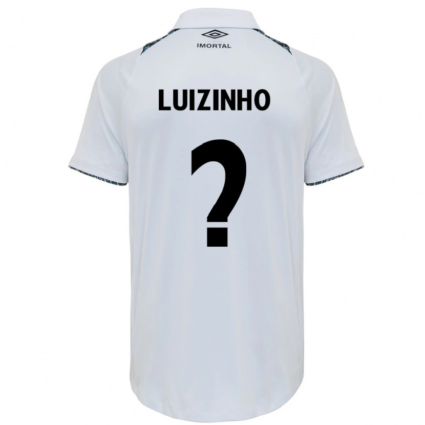 Danxen Barn Luizinho #0 Vit Blå Bortatröja Matchtröjor 2025/26 Tröjor T-Tröja