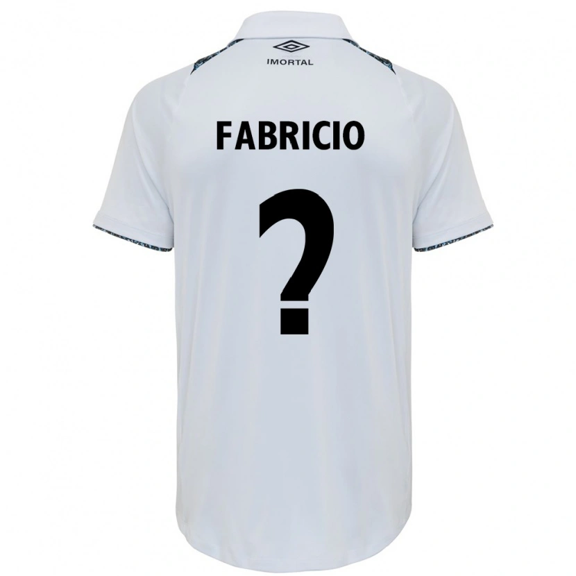 Danxen Barn Fabricio #0 Vit Blå Bortatröja Matchtröjor 2025/26 Tröjor T-Tröja