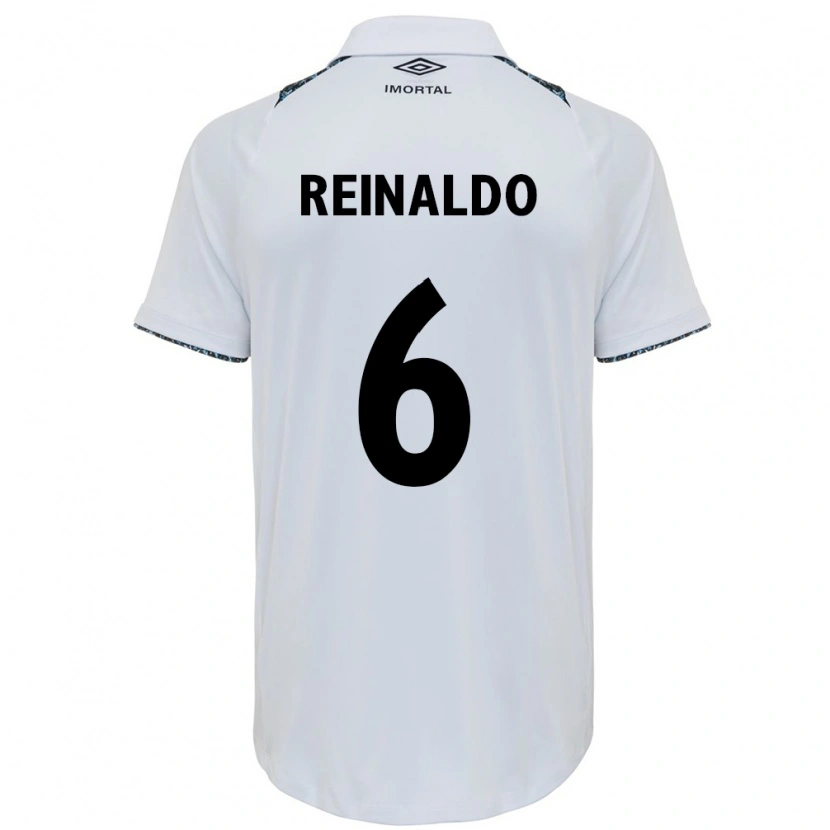 Danxen Barn Reinaldo #6 Vit Blå Bortatröja Matchtröjor 2025/26 Tröjor T-Tröja