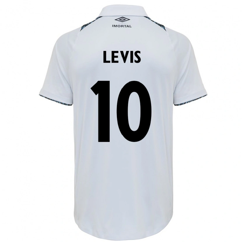 Danxen Barn Rafa Levis #10 Vit Blå Bortatröja Matchtröjor 2025/26 Tröjor T-Tröja
