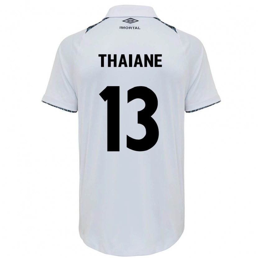 Danxen Barn Thaiane #13 Vit Blå Bortatröja Matchtröjor 2025/26 Tröjor T-Tröja