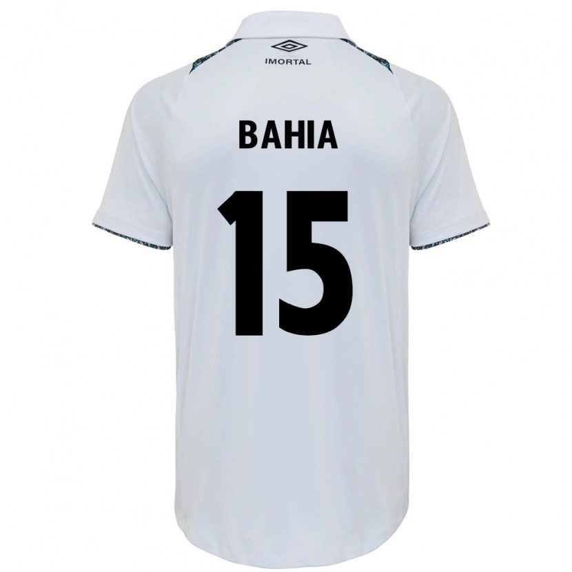 Danxen Barn Raíssa Bahia #15 Vit Blå Bortatröja Matchtröjor 2025/26 Tröjor T-Tröja