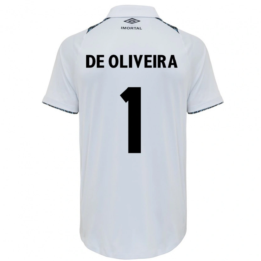 Danxen Barn Walewska Moreira De Oliveira #1 Vit Blå Bortatröja Matchtröjor 2025/26 Tröjor T-Tröja