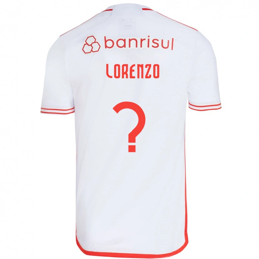 Danxen Barn Lorenzo #0 Vit Röd Bortatröja Matchtröjor 2025/26 Tröjor T-Tröja