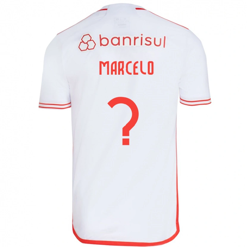 Danxen Barn João Marcelo #0 Vit Röd Bortatröja Matchtröjor 2025/26 Tröjor T-Tröja