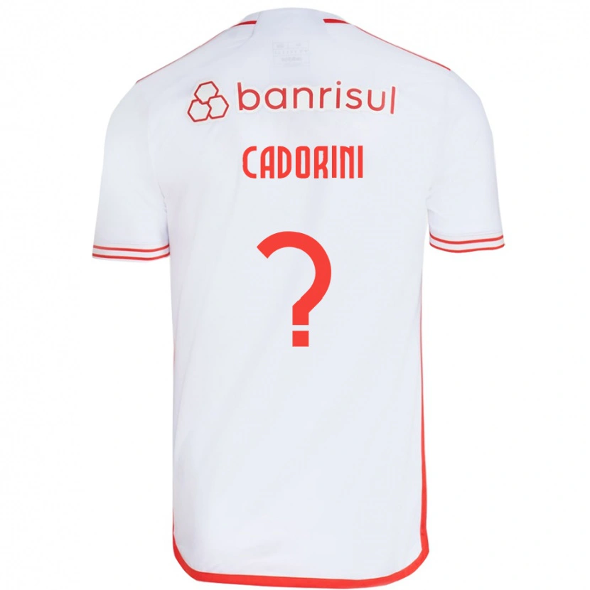 Danxen Barn Matheus Cadorini #0 Vit Röd Bortatröja Matchtröjor 2025/26 Tröjor T-Tröja