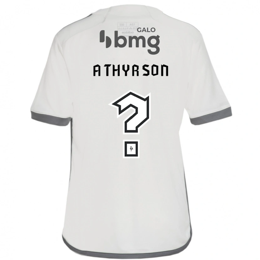 Danxen Barn Athyrson #0 Off-White Bortatröja Matchtröjor 2025/26 Tröjor T-Tröja