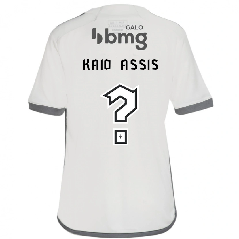 Danxen Barn Kaio Assis #0 Off-White Bortatröja Matchtröjor 2025/26 Tröjor T-Tröja