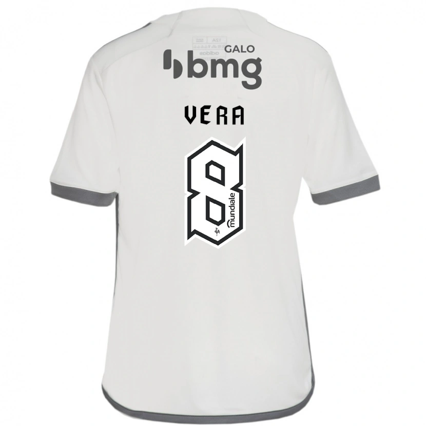 Danxen Barn Fausto Vera #8 Off-White Bortatröja Matchtröjor 2025/26 Tröjor T-Tröja