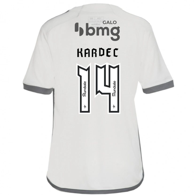 Danxen Barn Alan Kardec #14 Off-White Bortatröja Matchtröjor 2025/26 Tröjor T-Tröja