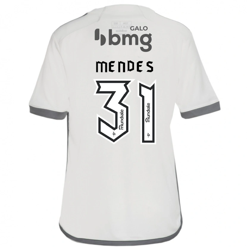 Danxen Barn Matheus Mendes #31 Off-White Bortatröja Matchtröjor 2025/26 Tröjor T-Tröja