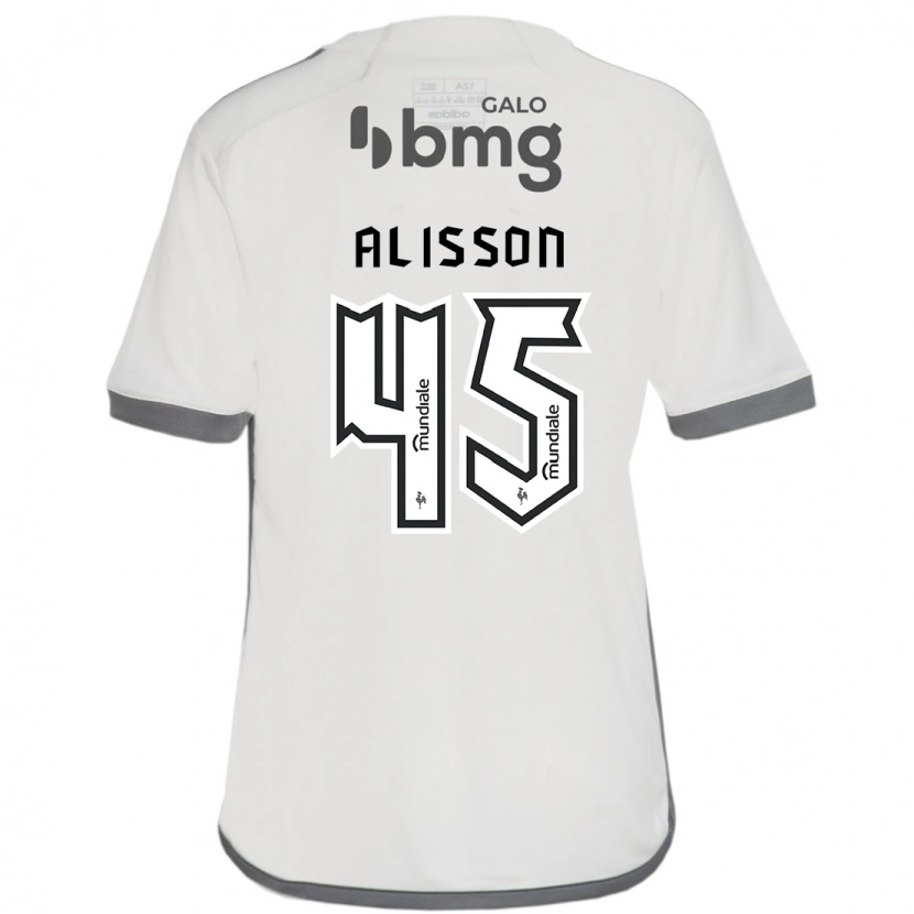 Danxen Barn Alisson #45 Off-White Bortatröja Matchtröjor 2025/26 Tröjor T-Tröja