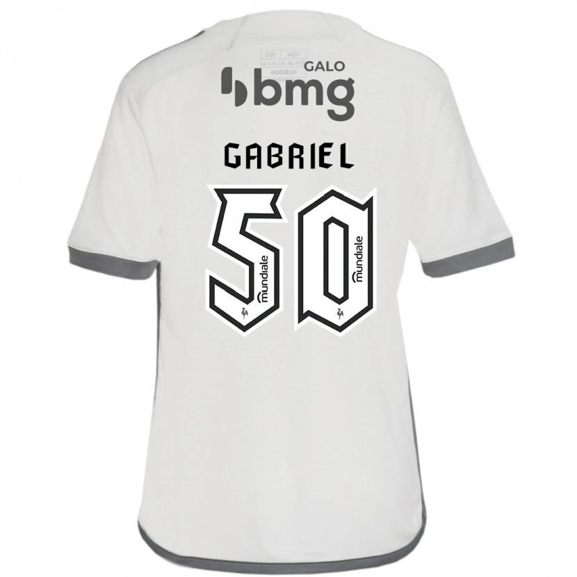 Danxen Barn Vitor Gabriel #50 Off-White Bortatröja Matchtröjor 2025/26 Tröjor T-Tröja