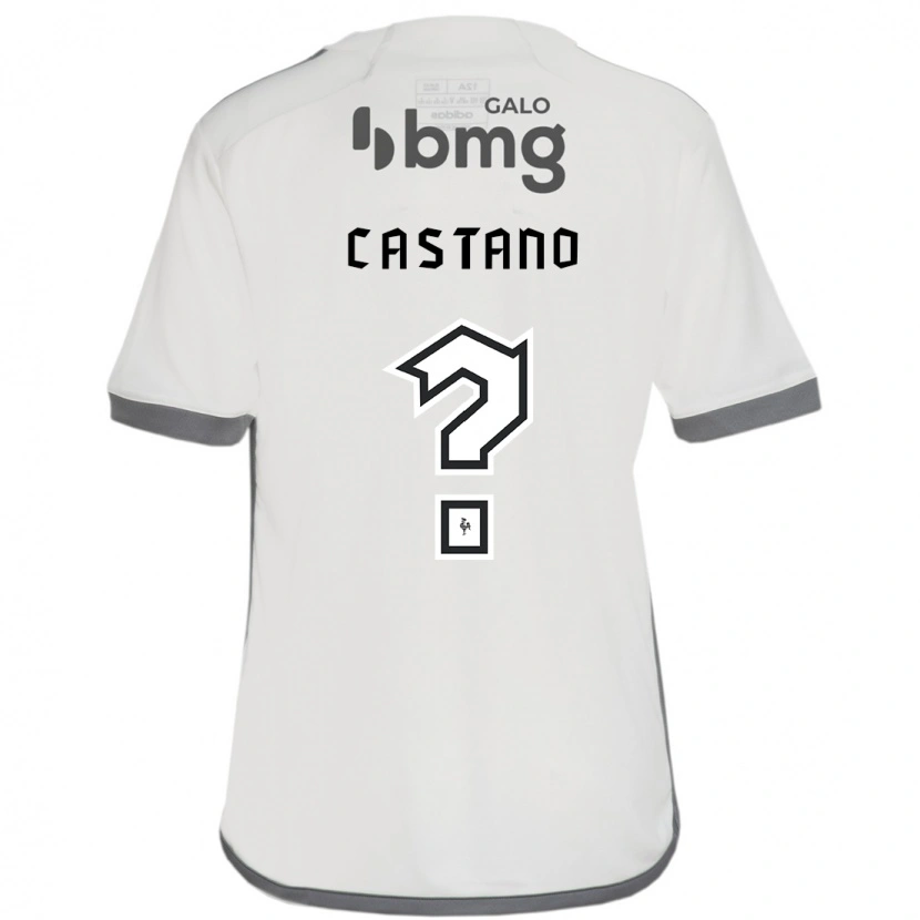 Danxen Barn Stefany Castaño #0 Off-White Bortatröja Matchtröjor 2025/26 Tröjor T-Tröja