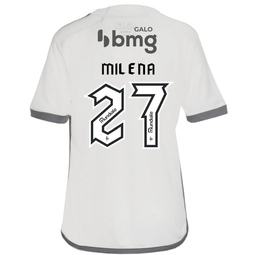 Danxen Barn Milena #27 Off-White Bortatröja Matchtröjor 2025/26 Tröjor T-Tröja