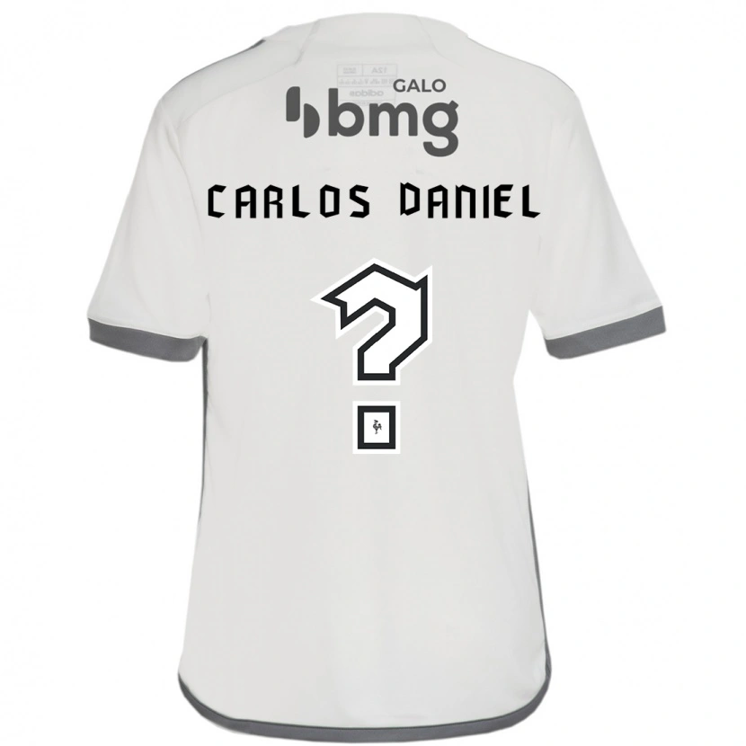 Danxen Barn Carlos Daniel #0 Off-White Bortatröja Matchtröjor 2025/26 Tröjor T-Tröja