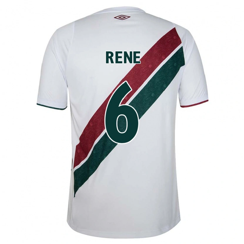 Danxen Barn Renê #6 Grön Vinröd Vit Bortatröja Matchtröjor 2025/26 Tröjor T-Tröja