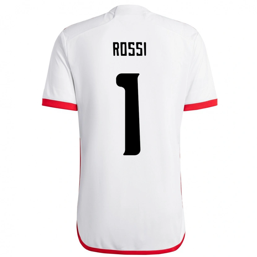 Danxen Barn Agustín Rossi #1 Vit Röd Bortatröja Matchtröjor 2025/26 Tröjor T-Tröja