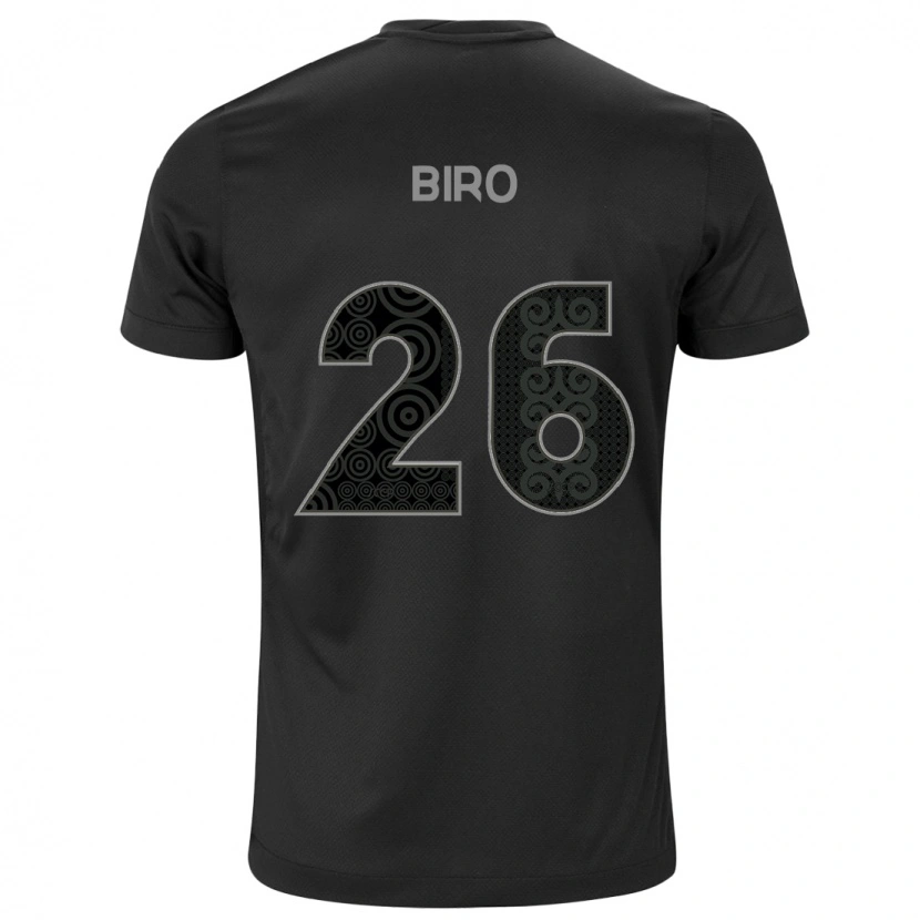 Danxen Barn Biro #26 Svart Vit Bortatröja Matchtröjor 2025/26 Tröjor T-Tröja