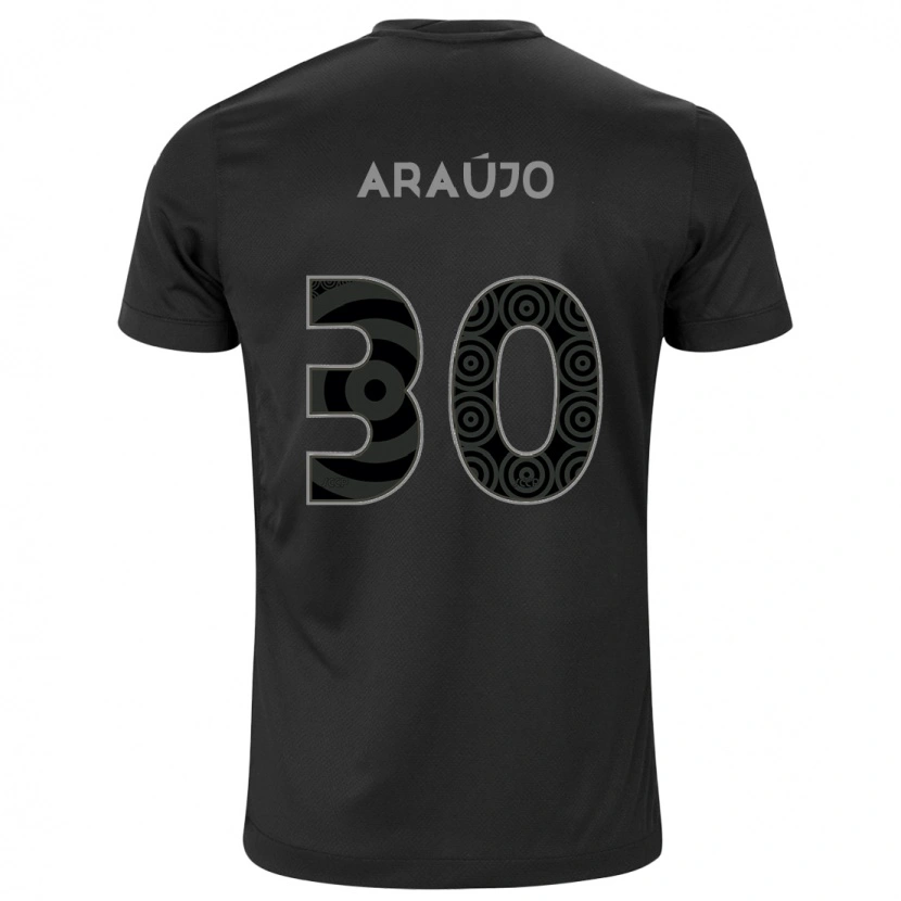 Danxen Barn Matheus Araujo #30 Svart Vit Bortatröja Matchtröjor 2025/26 Tröjor T-Tröja