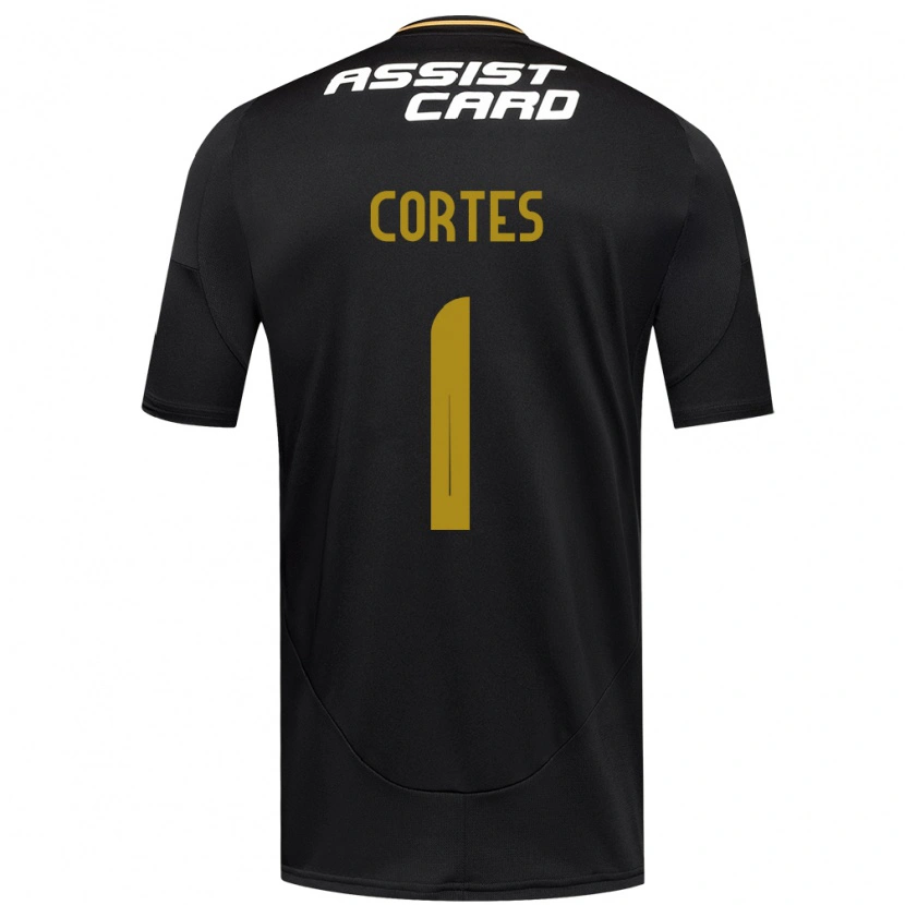 Danxen Barn Brayan Cortés #1 Svart Vit Bortatröja Matchtröjor 2025/26 Tröjor T-Tröja